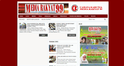 Desktop Screenshot of mediarakyat99.com