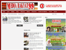 Tablet Screenshot of mediarakyat99.com